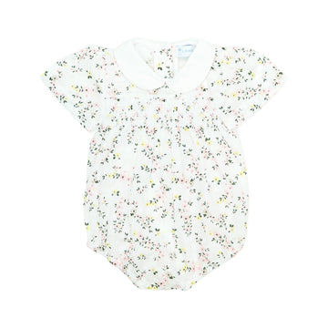 Elena Smock Romper - Pink Liberty