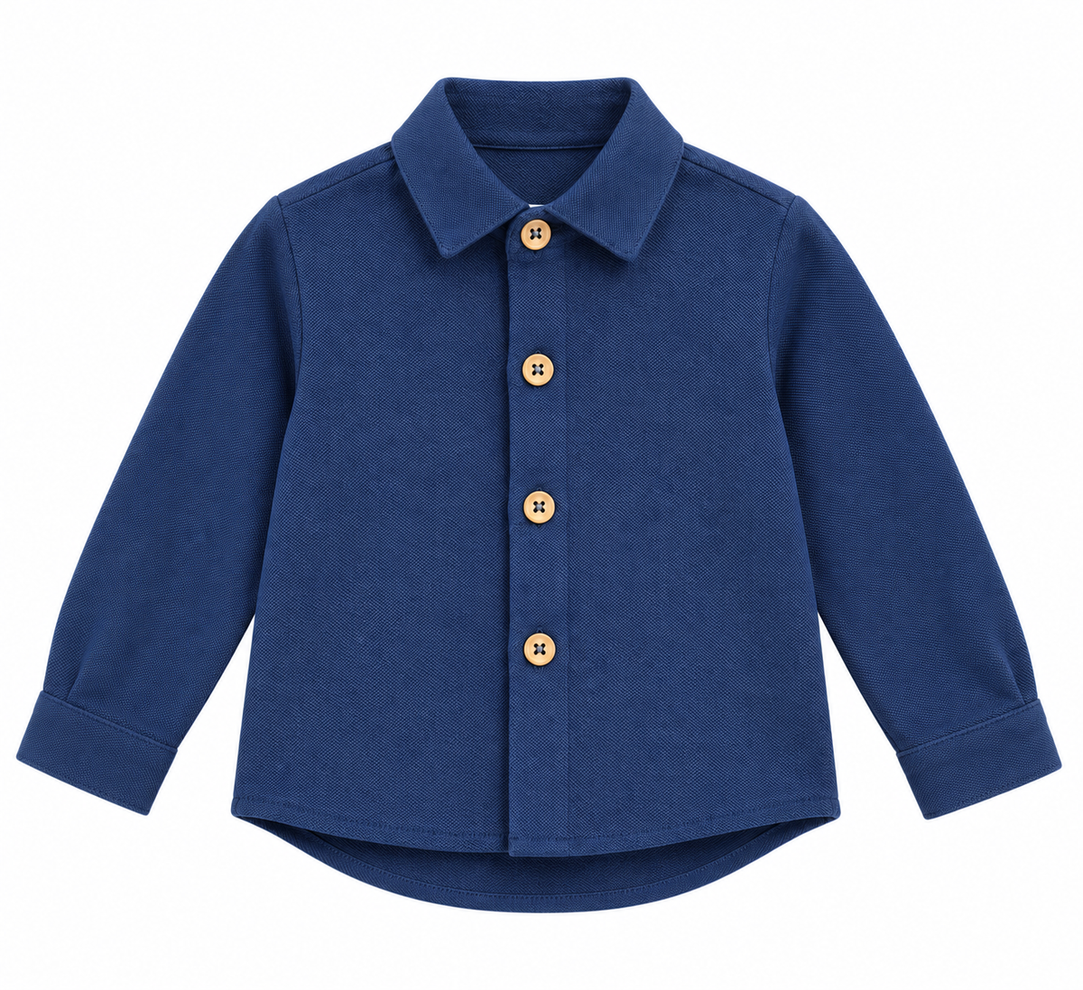 Piquet Shirt - Blue
