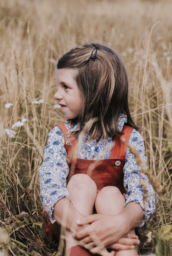 Overall sales orange skirt